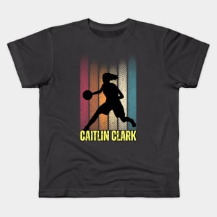 CAITLIN CLARK RETRO VINTAGE Kids T-Shirt